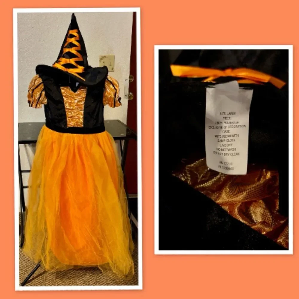Hyde and Eek FANCY WITCH Halloween Costume ~ Size Large